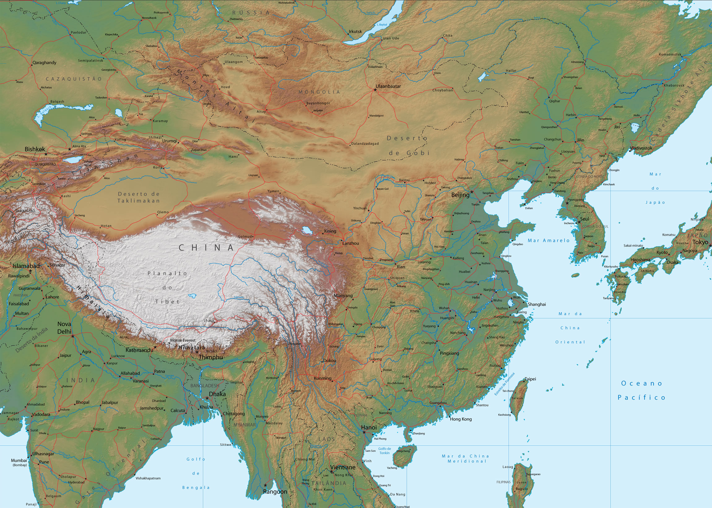Mapa da China