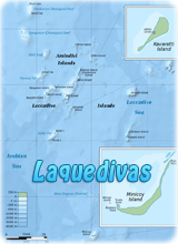 Laquedivas mapa