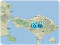Bali mapa