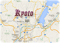 Mapa Kyoto