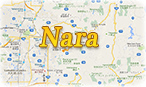 Mapa Nara Japão