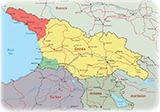 Mapa Georgia