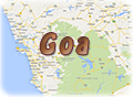 Mapa Goa