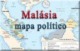 Malasia mapa politico