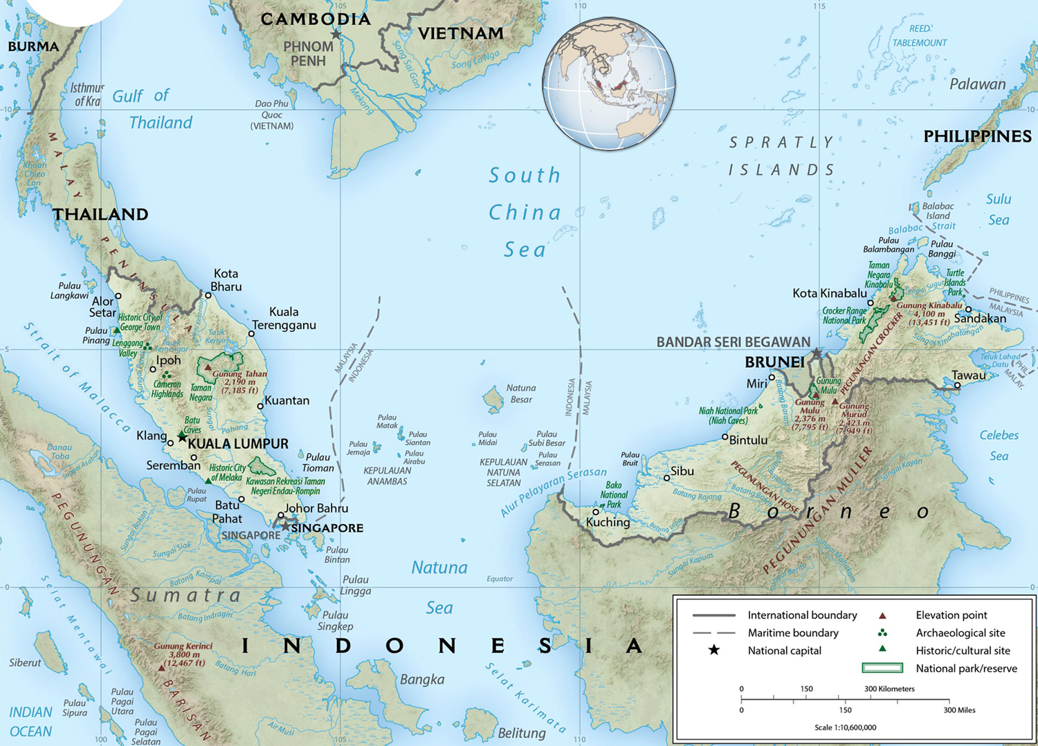Mapa Malasia