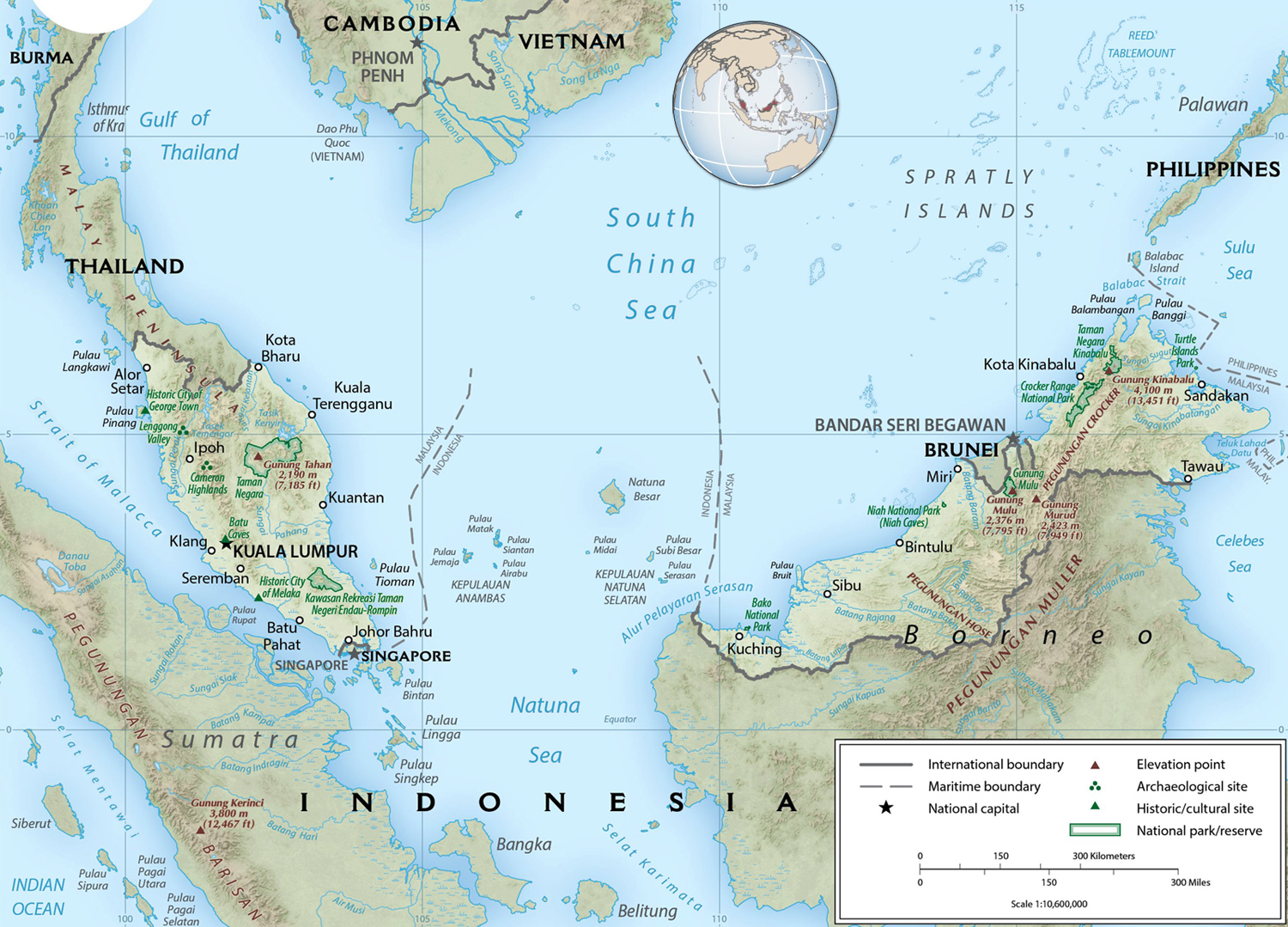 Mapa Malasia