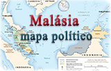 Mapa politico Malasia