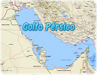 Mapa Golfo Persico