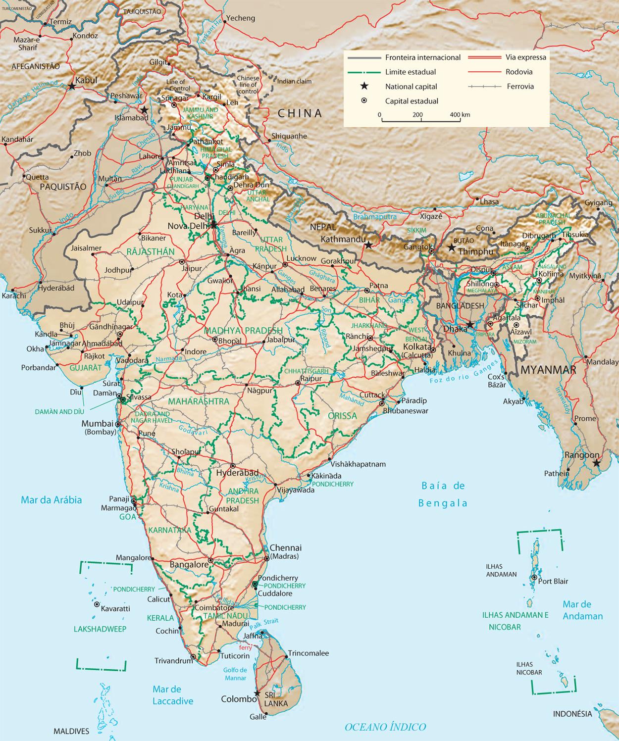 Mapa India