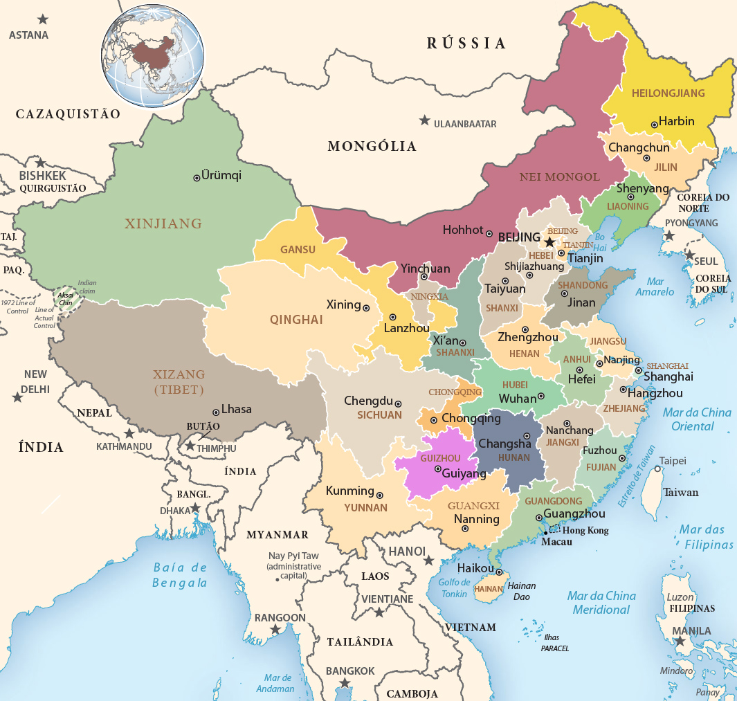 Mapa politico China
